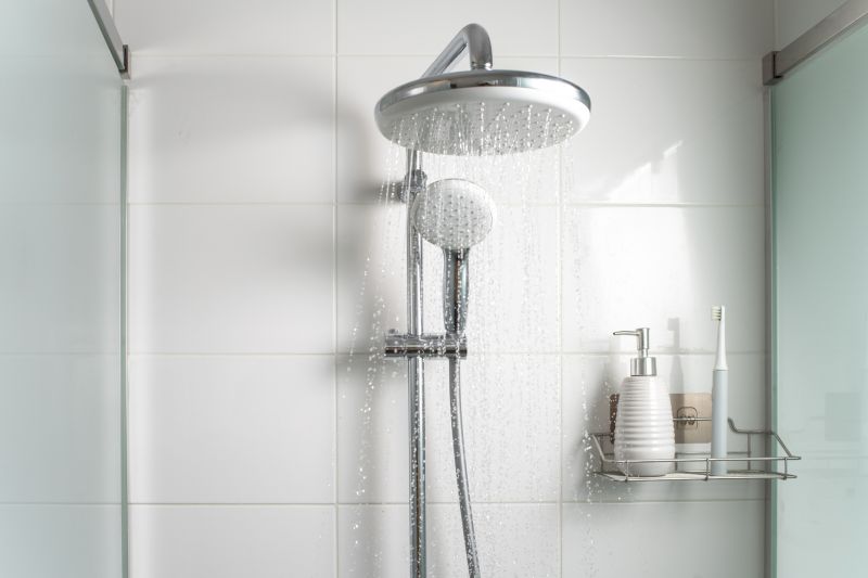 Rain Shower Head in Ceiling