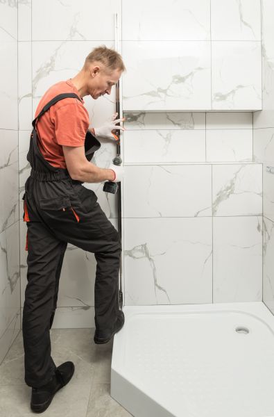 Shower Stall Base Installation